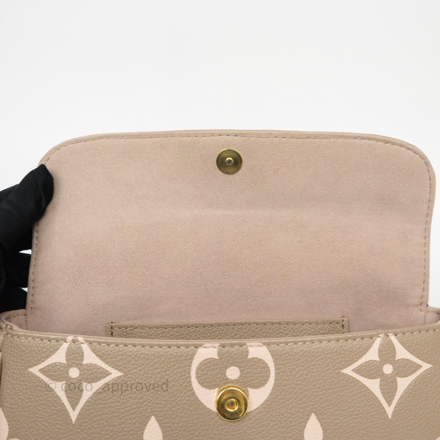 Louis Vuitton Ivy Wallet on Chain Monogram Empreinte Dove/Cream