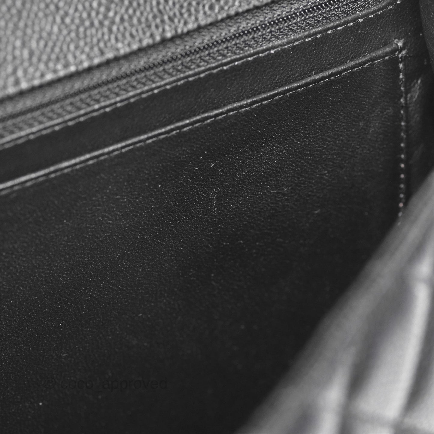Chanel Maxi Single Flap Quilted Black Caviar Silver Hardware