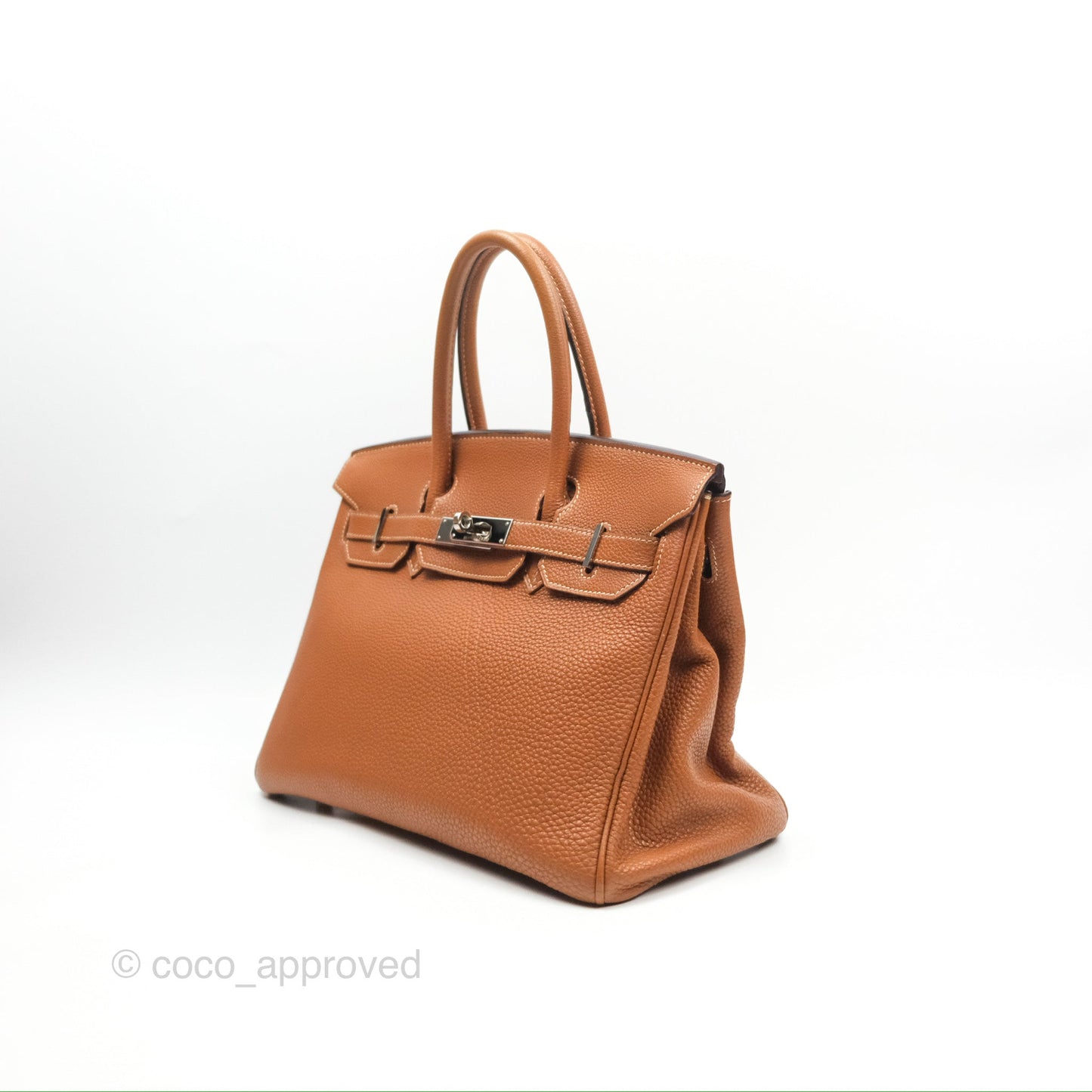 Hermès Birkin 30 Retourne Gold Clemence Palladium Hardware