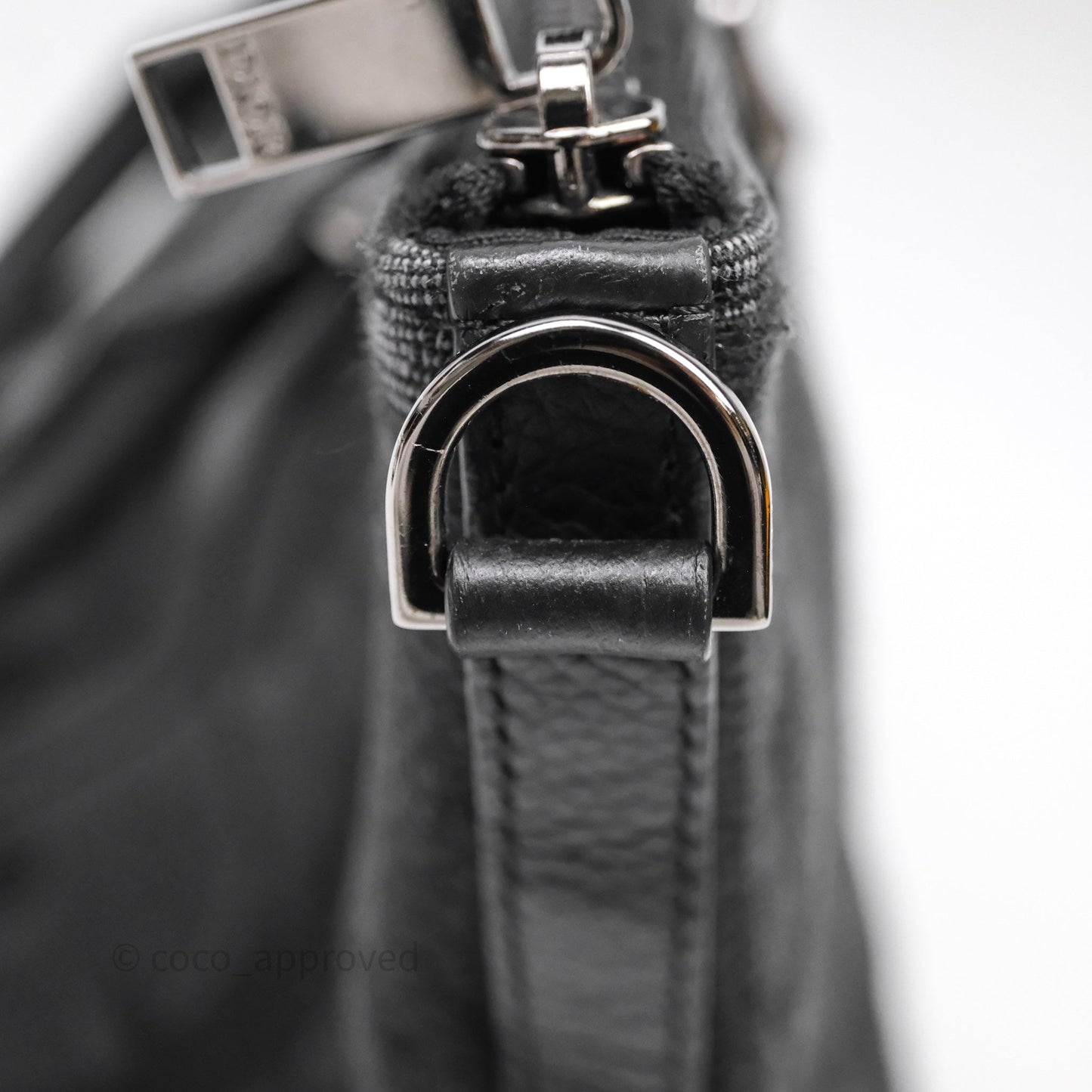 Christian Dior Oblique Jacquard Weekender Black Bag