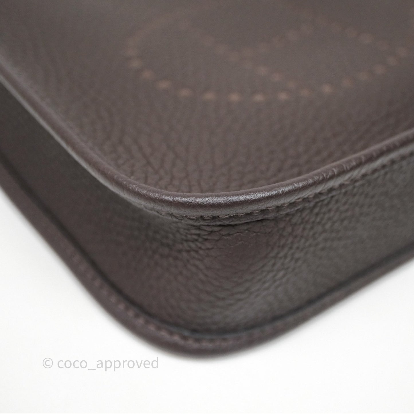 Hermès Mini Evelyne 16 Ebene 46 Clemence Sliver Hardware