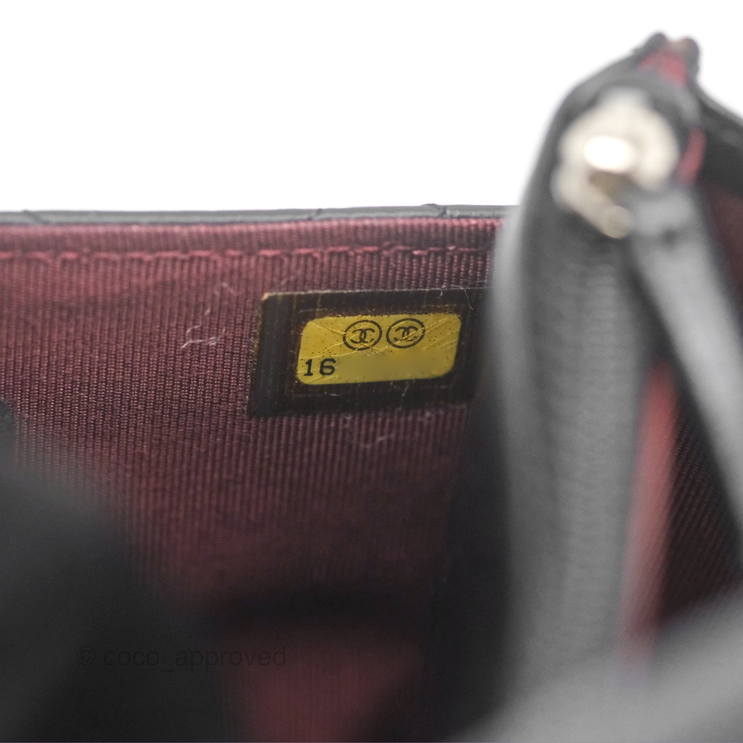 Chanel Quilted Wallet on Chain WOC Black Lambskin Palladium Hardware
