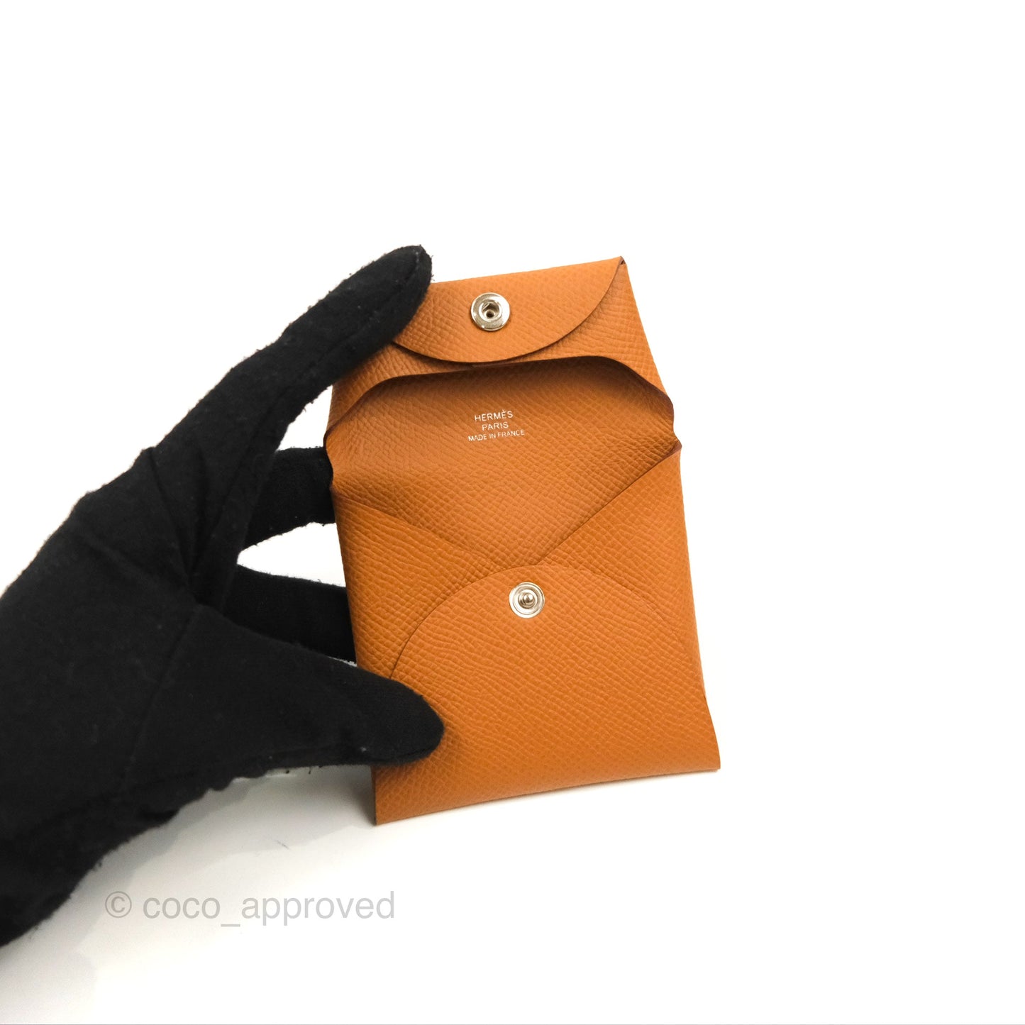Hermès Bastia Coin Purse Gold Epsom