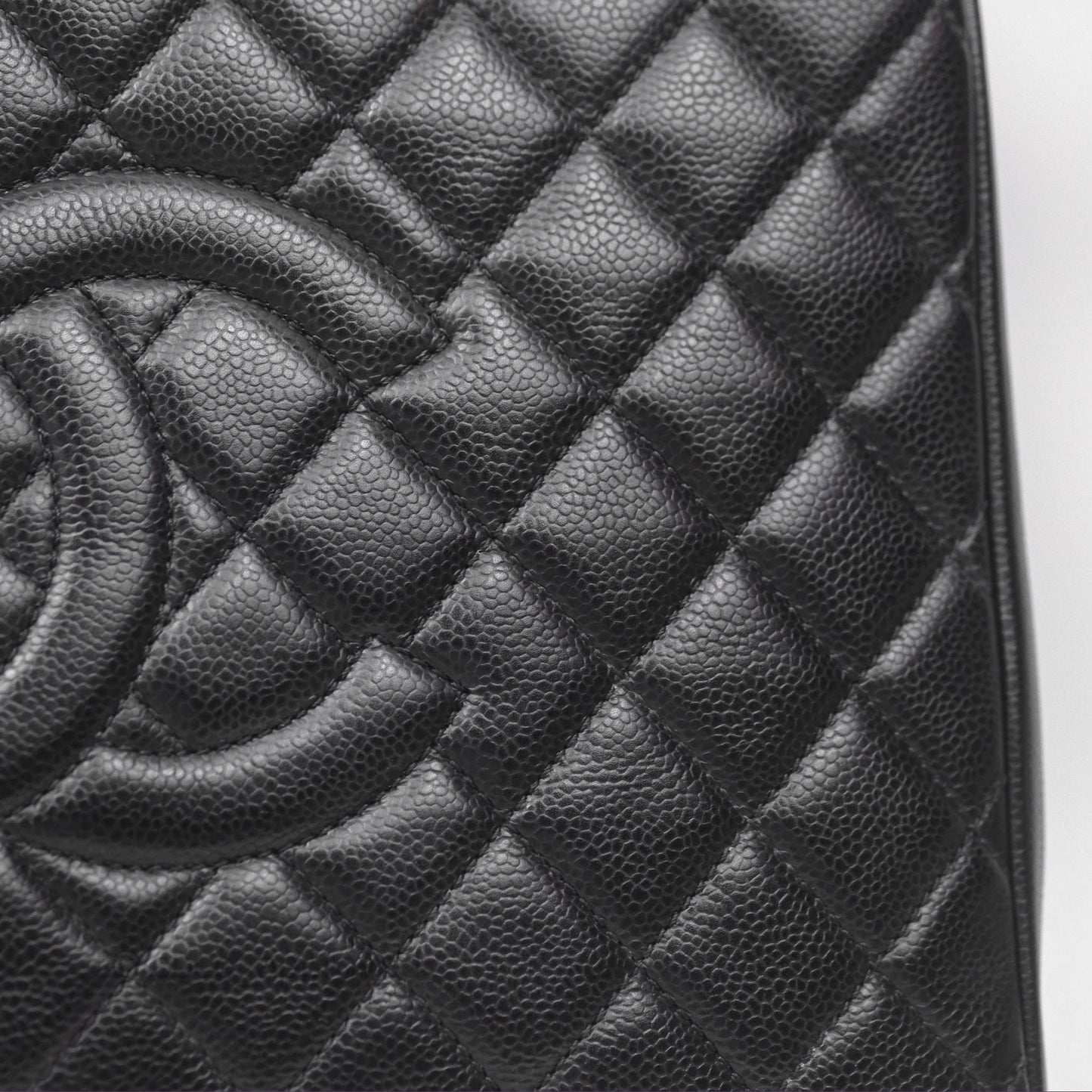 Chanel GST Black Caviar Gold Hardware