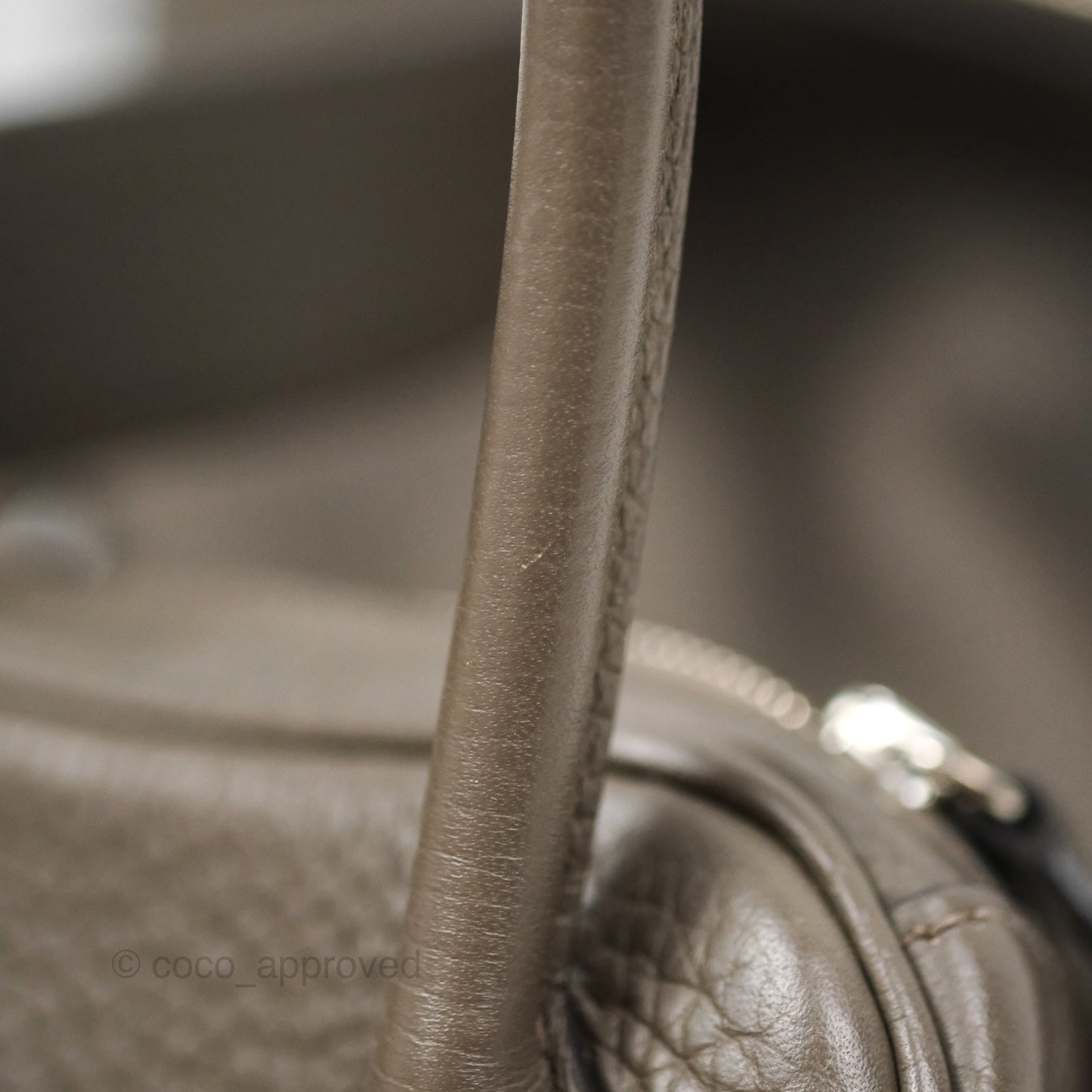 Hermès Lindy 26 Etain 8F Clemence Palladium Hardware