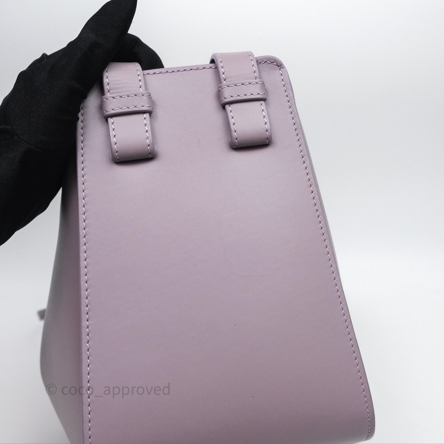 Loewe Small Hammock Shoulder Bag Calfskin Purple