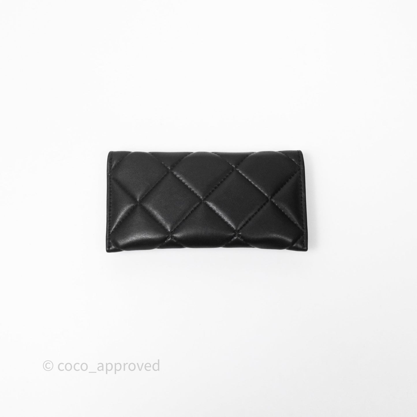 Chanel CC Chain-Link Square Sunglasses Black