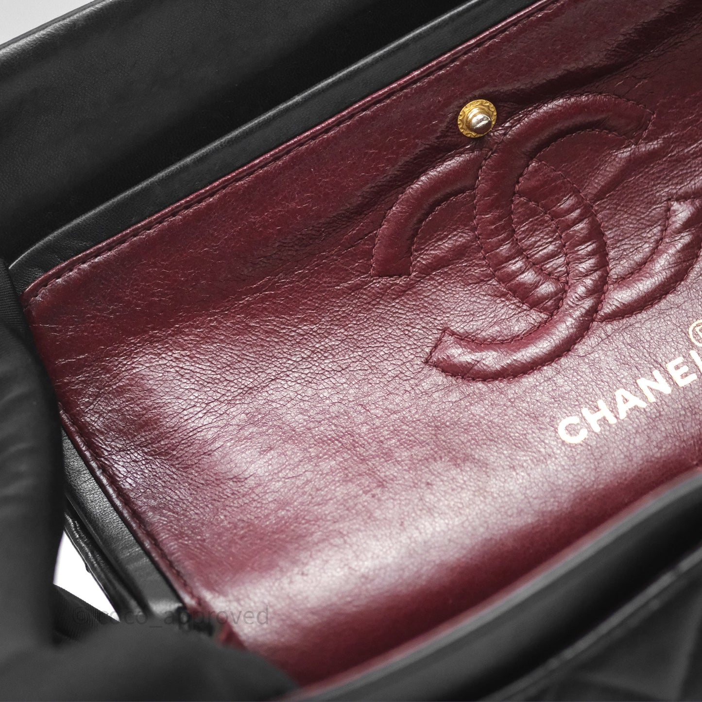 Chanel Classic Vintage Small Flap Black Lambskin 24K Gold Hardware