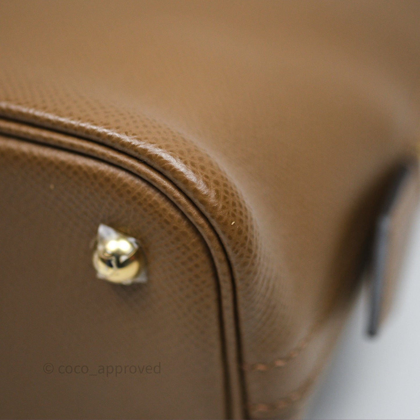 Hermès Bolide 25 Alezan 3G Epsom Gold Hardware
