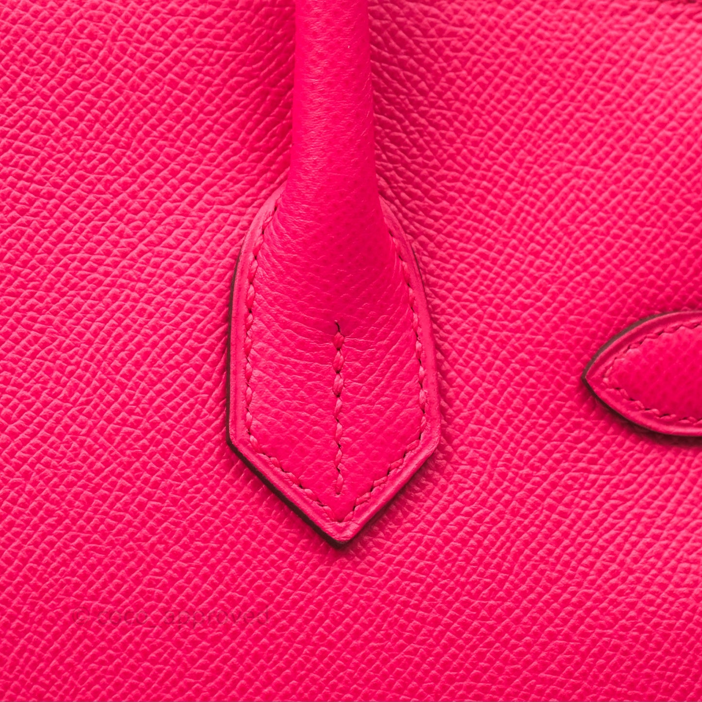 Hermès Birkin 30 Framboise 90 Epsom Palladium Hardware