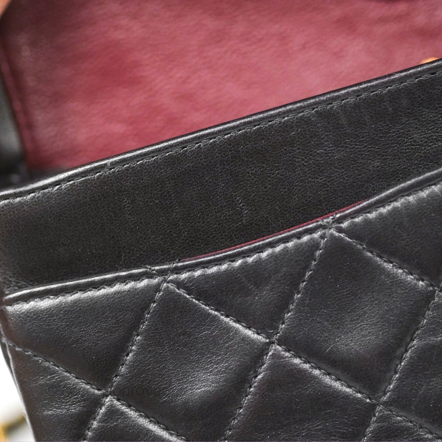 Chanel Classic Vintage Small Flap Black Lambskin 24K Gold Hardware