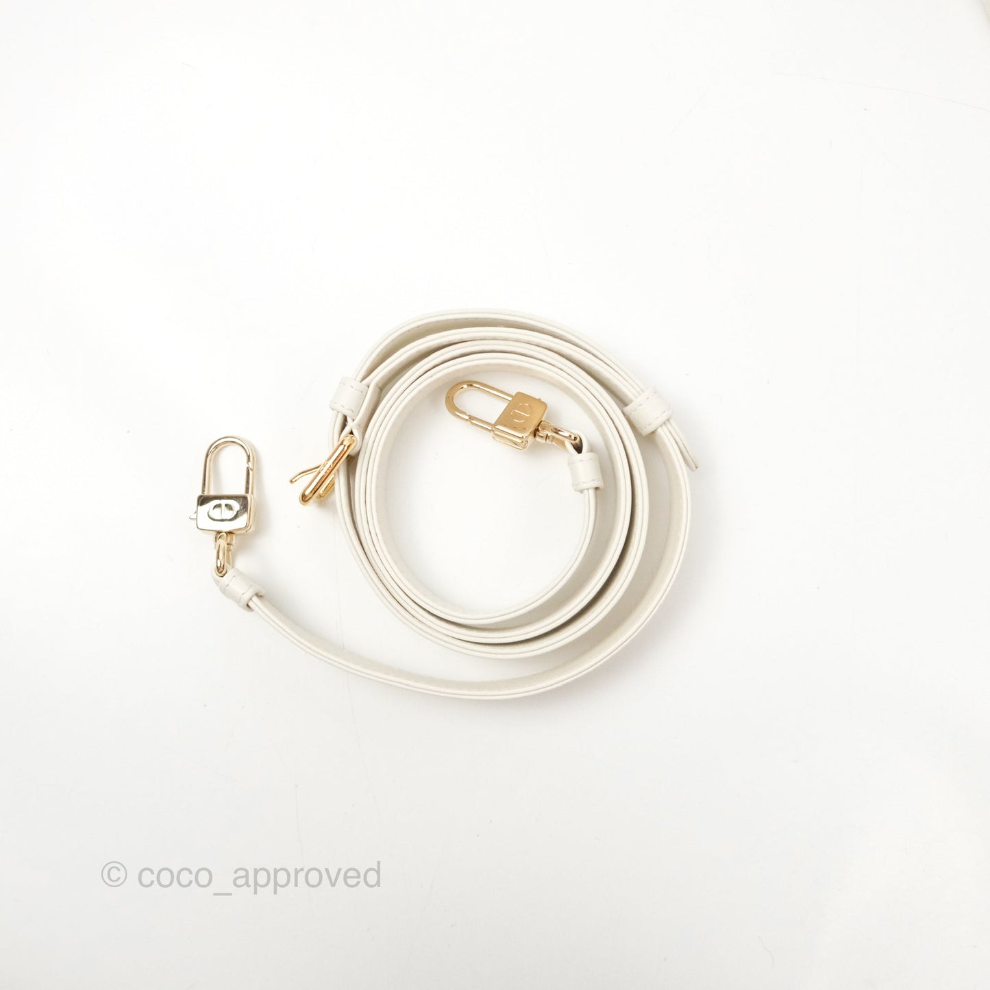 Dior Small Lady D-Joy Bag Ivory White Lambskin Cannage Gold Hardware