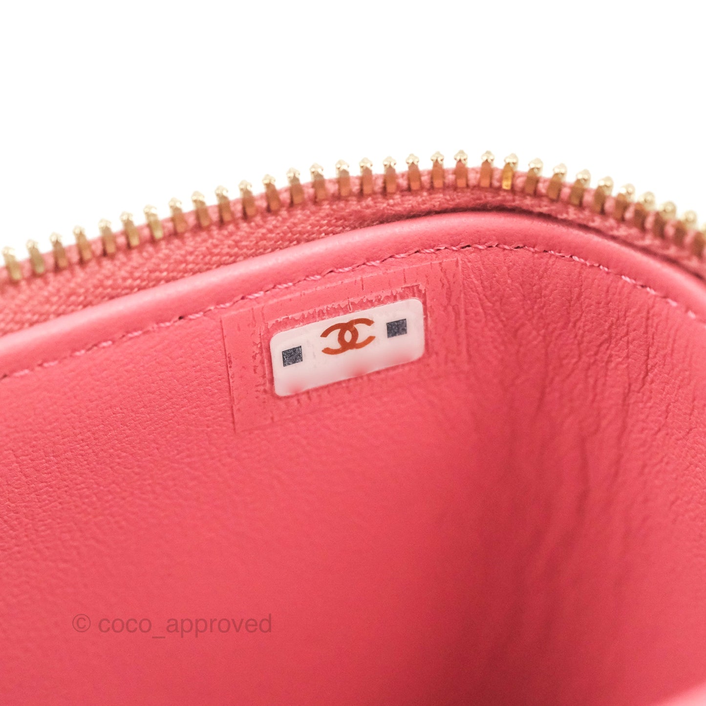 Chanel Mini Top Handle Vanity With Chain Pink Lambskin Gold Hardware