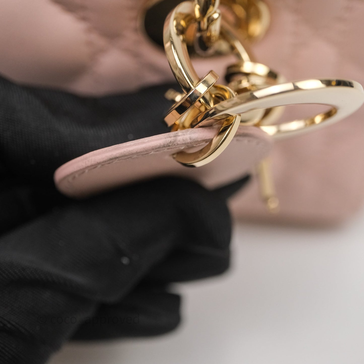 Dior Micro Lady D-Joy Bag Powder Pink Cannage Lambskin