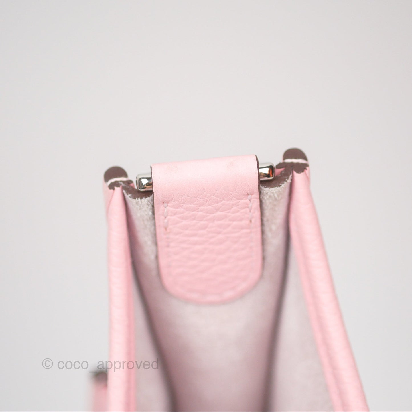 Hermes Evelyne III 29 Rose Sakura 3Q Clemence Palladium Hardware