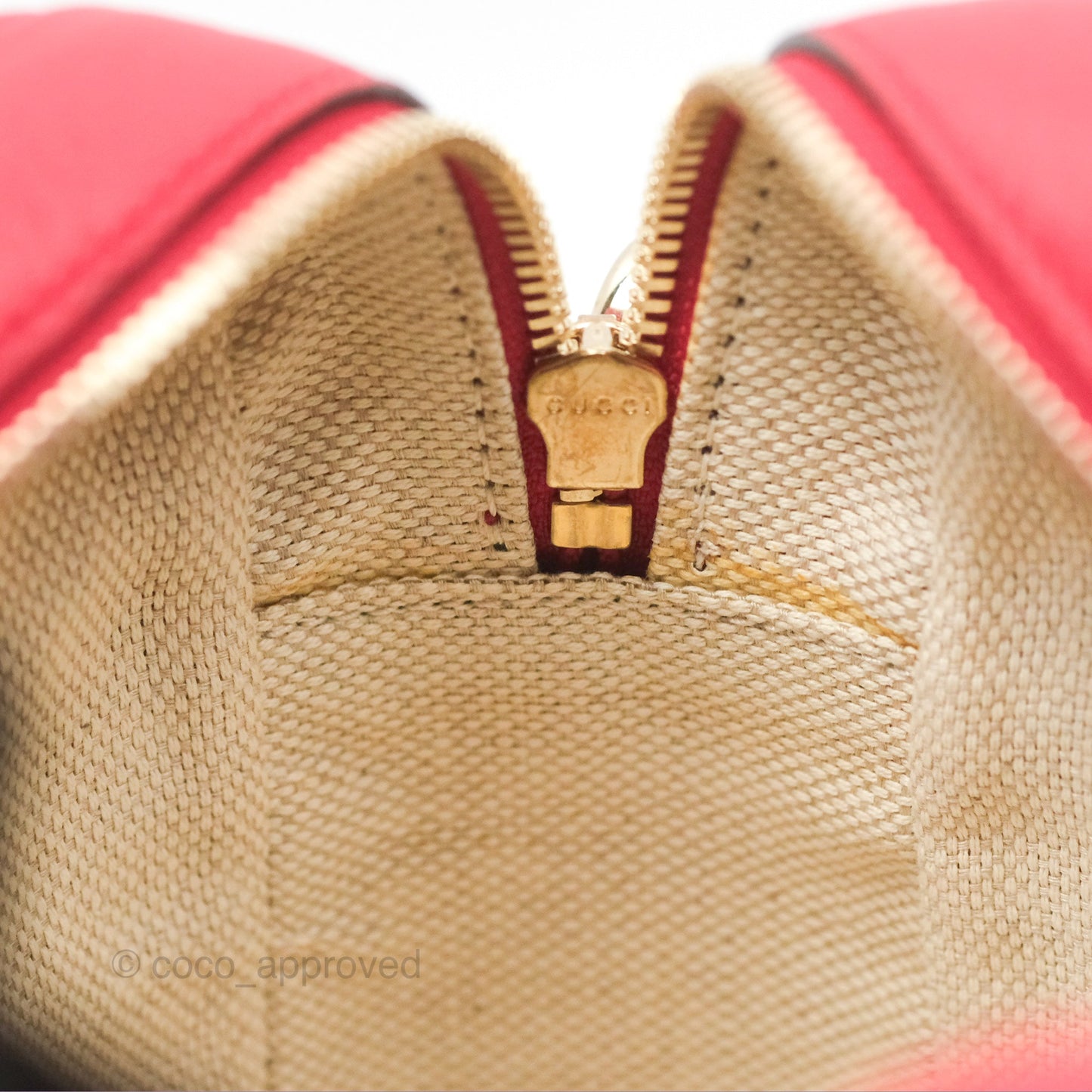 Gucci Small Soho Disco Bag Red Calfskin