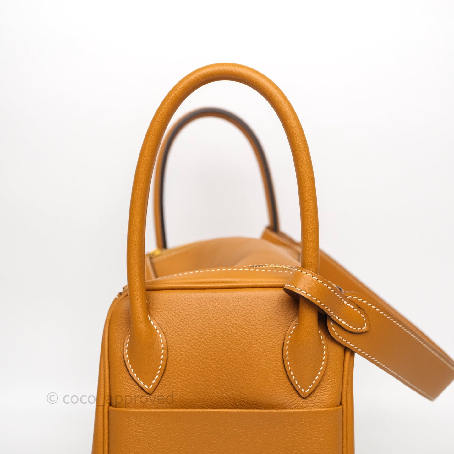 Hermès Lindy 26 Toffee 1H Taurillon Clemence Gold Hardware