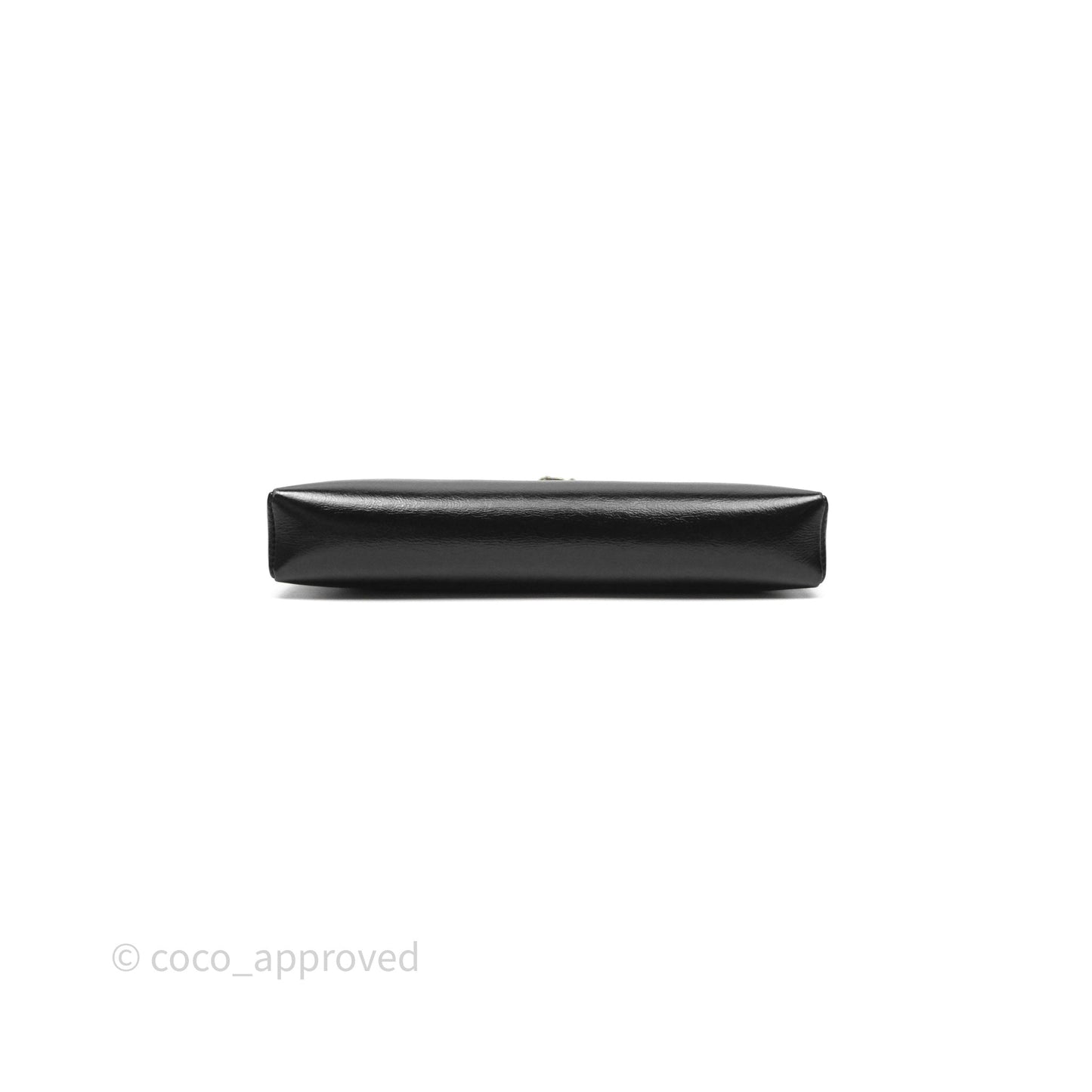 Chanel Nano 31 Black Shiny Calfskin Gold Hardware 24C