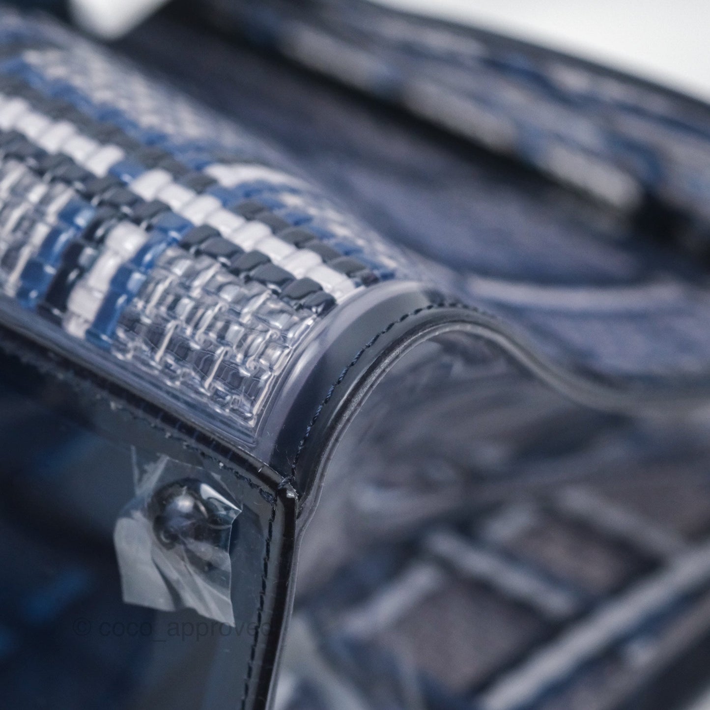 Delvaux Brillant MM Bag PVC Navy