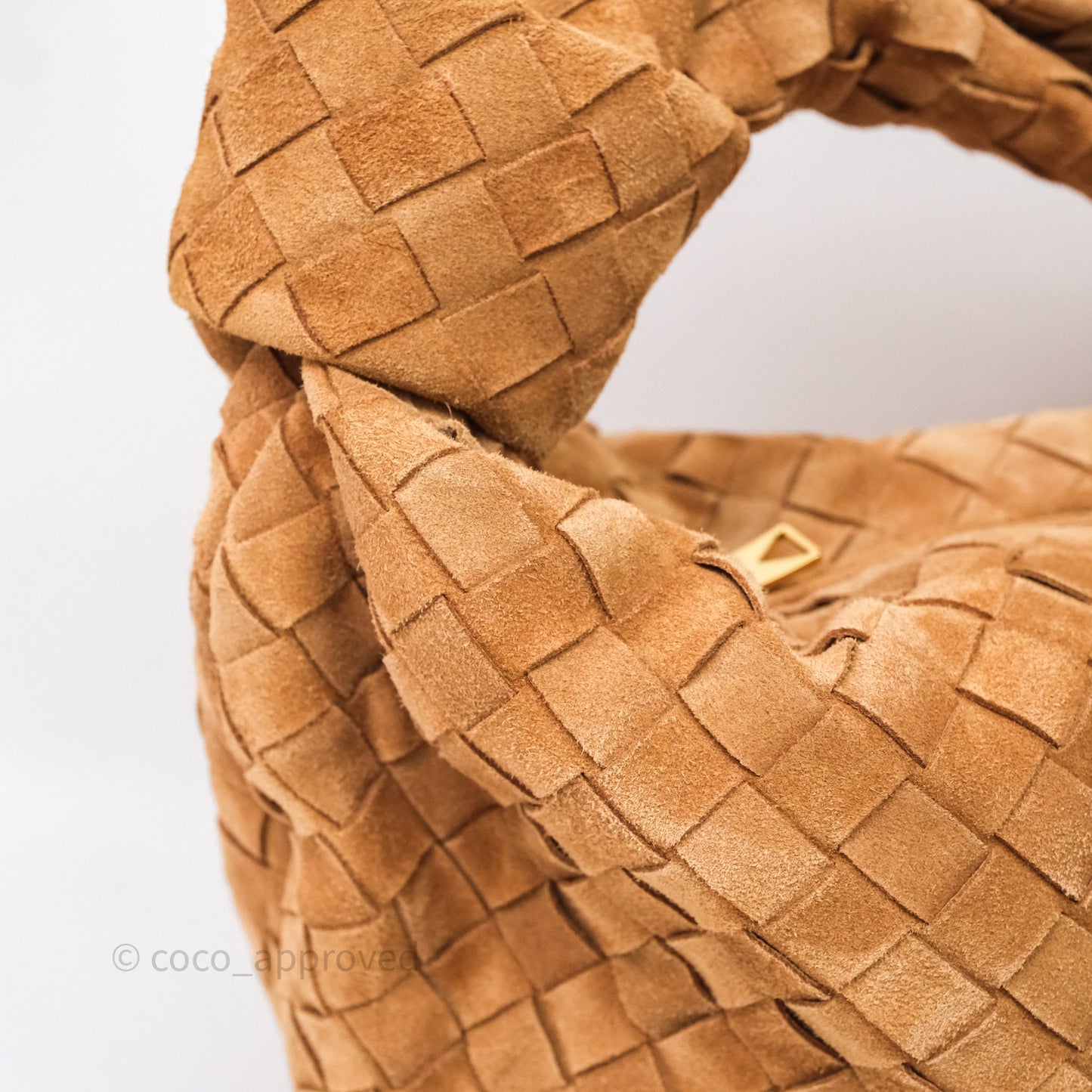 Bottega Veneta Classic Jodie Brown Suede Intrecciato