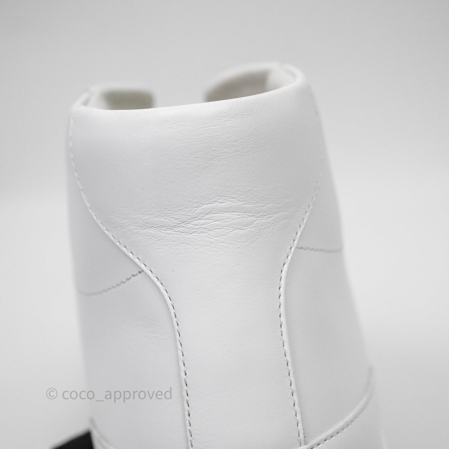 Hermès Daydream High-Top White Sneakers Kelly Buckle Size 40