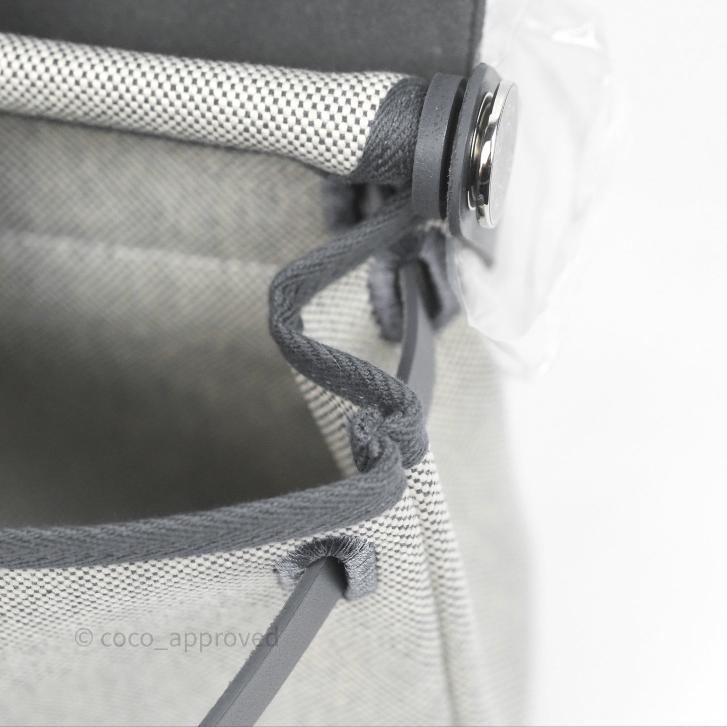 Hermès Herbag Zip 20 Mini Ardoise 85 Canvas Palladium Hardware