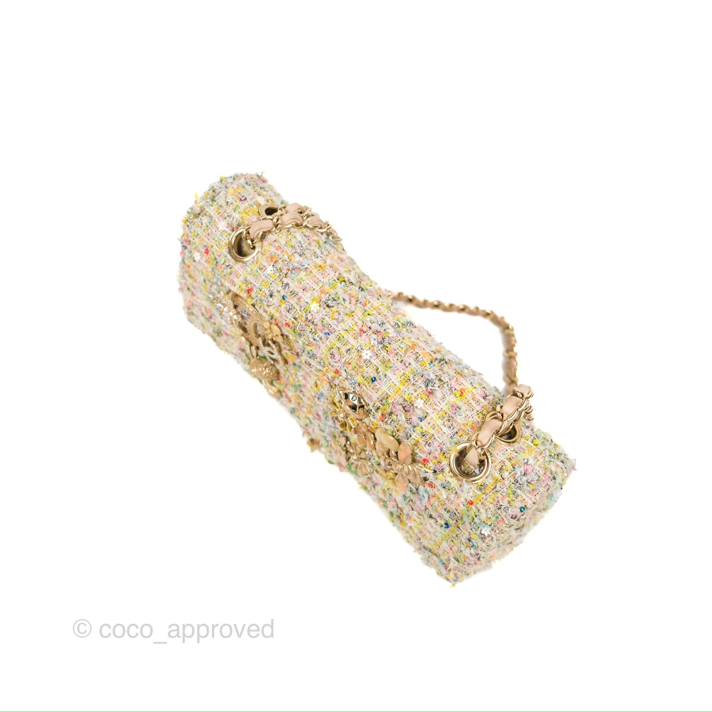 Chanel Reissue Tweed Pastel Garden Party Flap