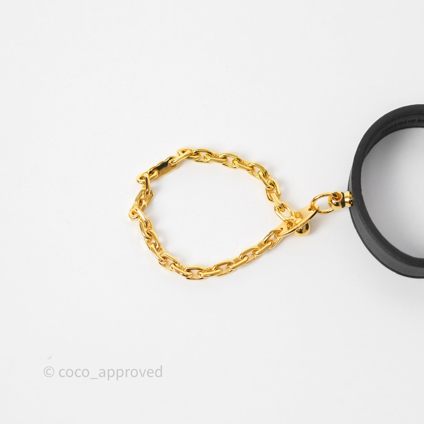 Hermès Kelly Glove Clip Black Swift Gold Hardware
