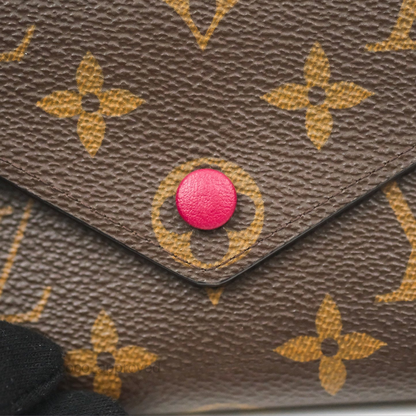 Louis Vuitton Victorine Wallet Monogram Canvas Fuchsia Pink