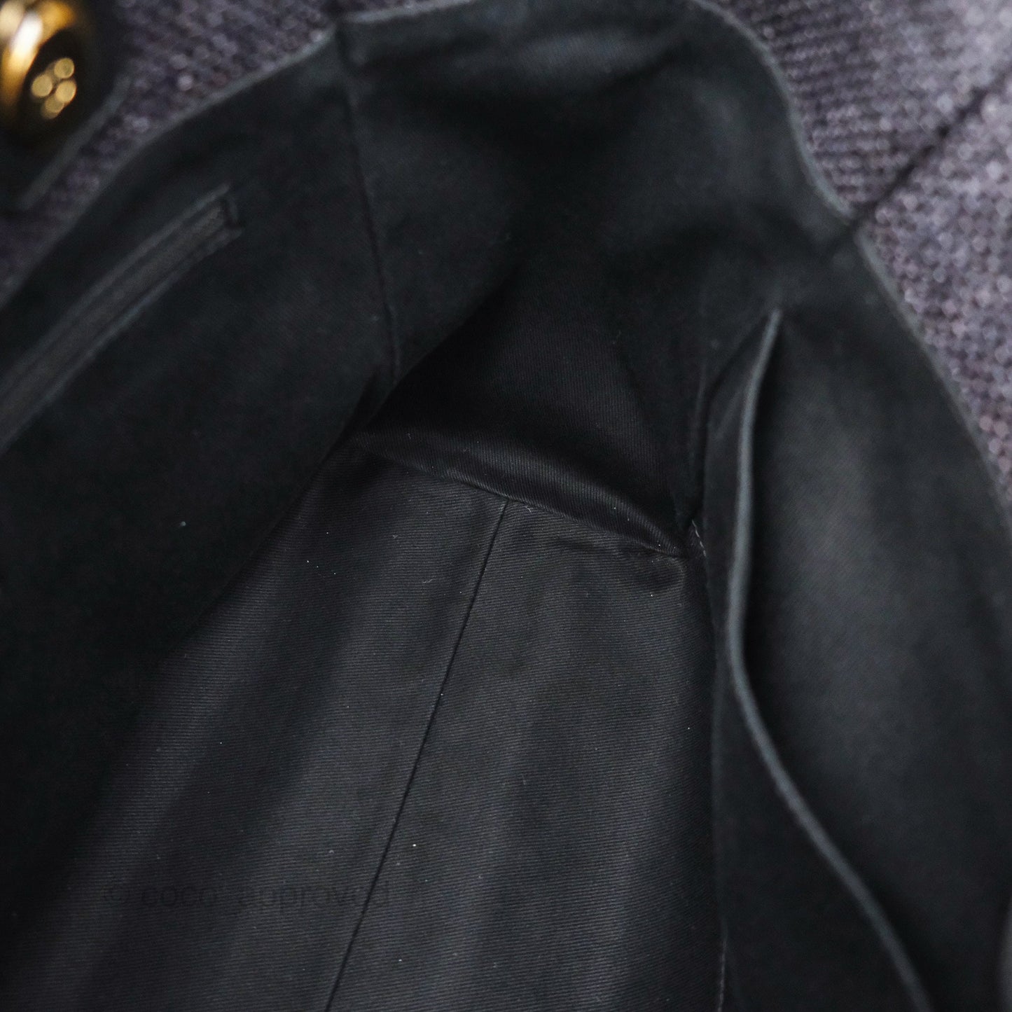 Chanel Medium Deauville Tote Black Canvas Gold Hardware