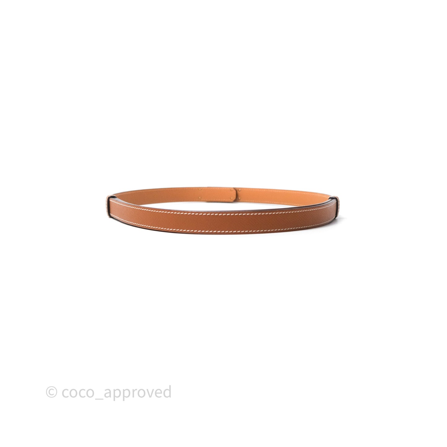 Hermès Kelly Buckle Belt Gold 37 Epsom Gold Hardware