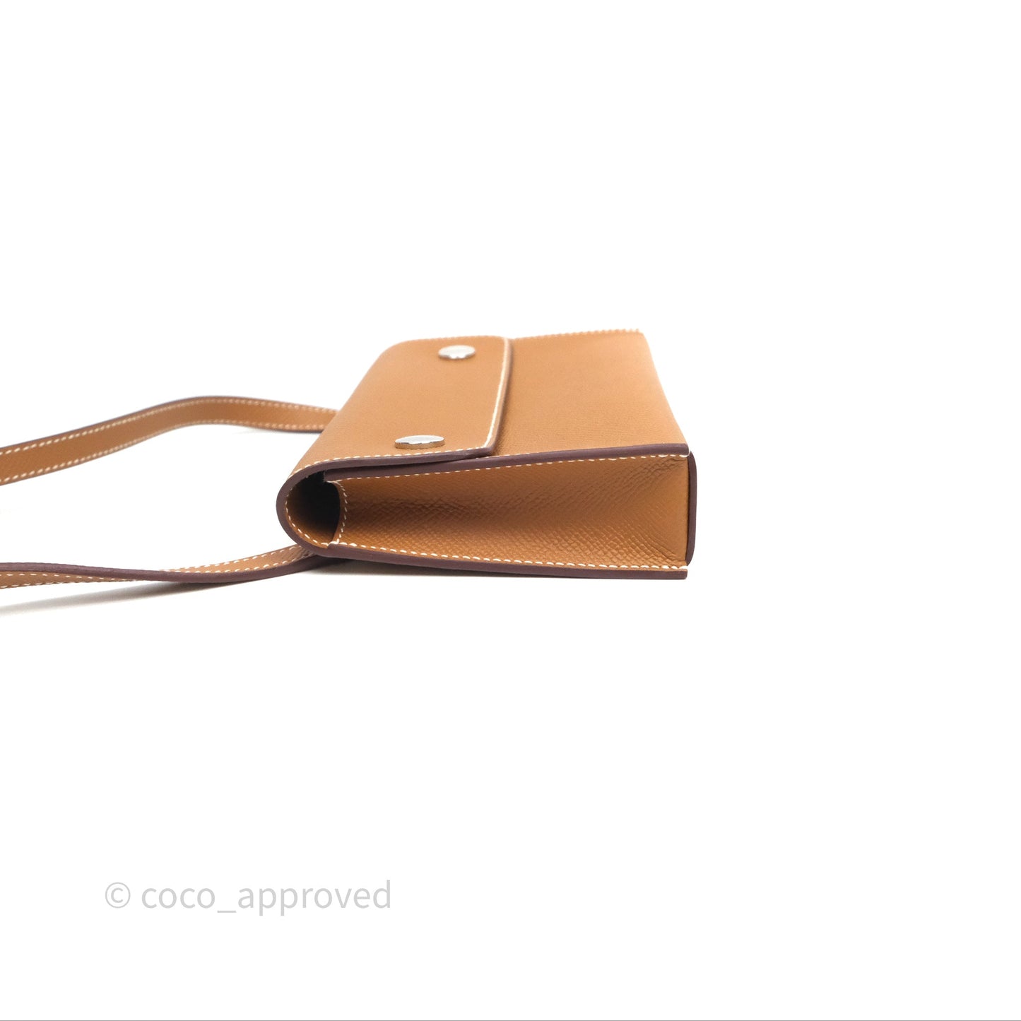 Hermès Hermesnap Wallet Epsom Gold 37 Palladium Hardware