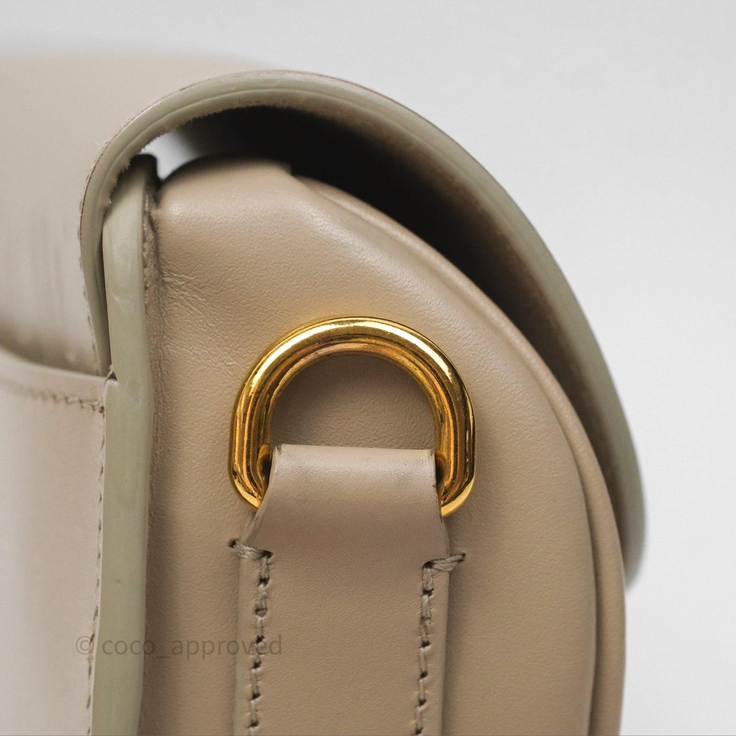 Christian Dior Bobby East-West Bag Calfskin Sand-Colored