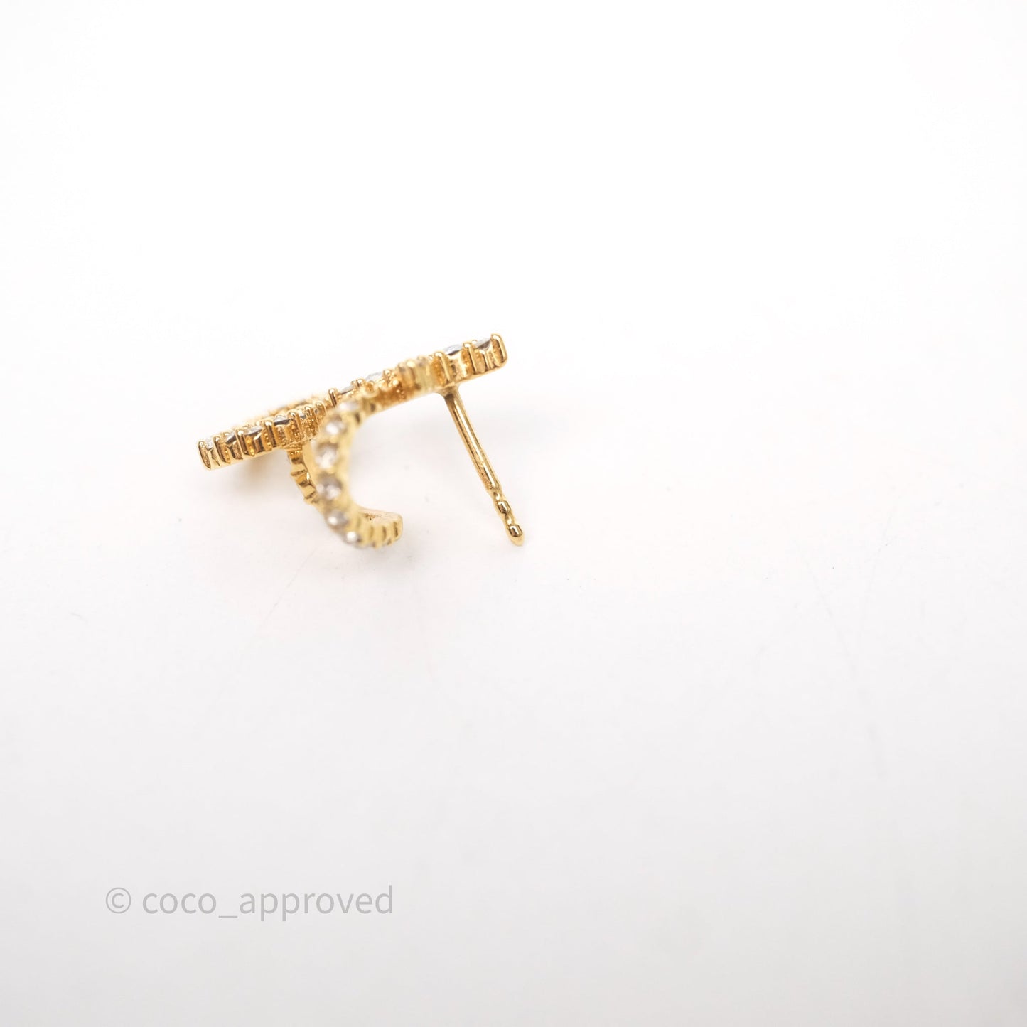 Christian Dior Clair D Lune Earrings Gold