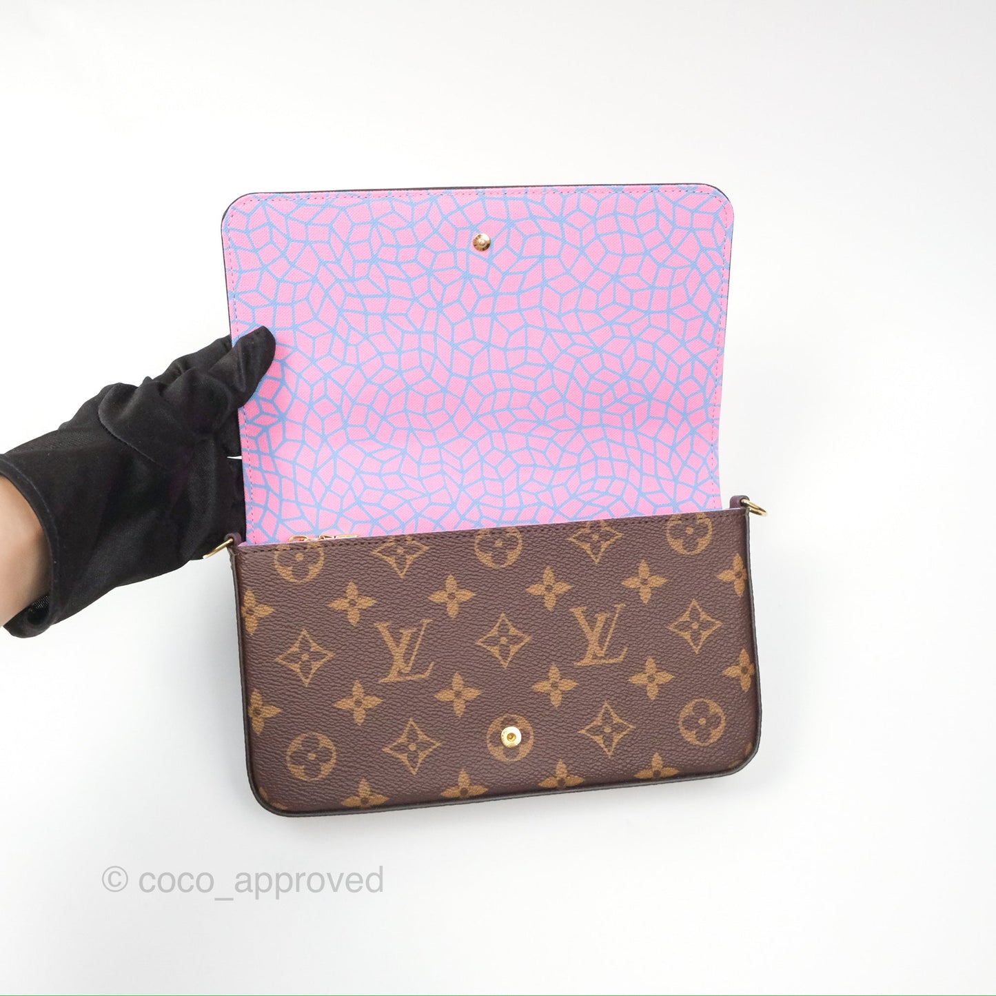 Louis Vuitton x Yayoi Kusama Félicie Pochette Monogram Canvas
