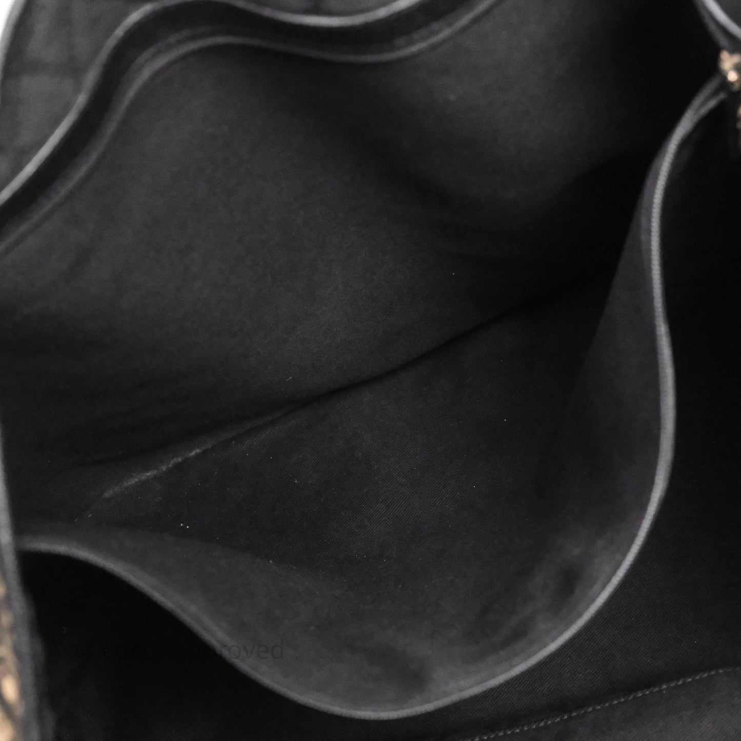 Chanel CC Print Logo Tote Bag Black