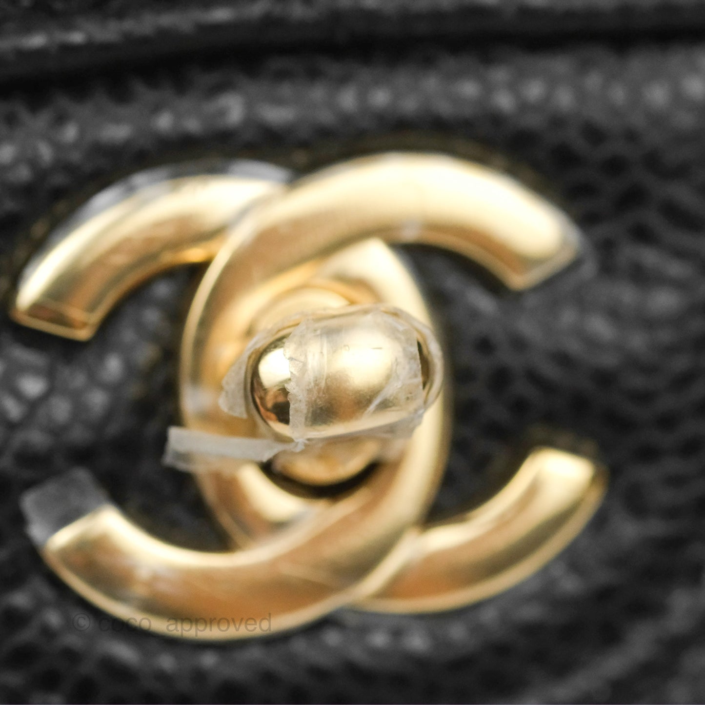 Chanel Small Classic Flap Quilted Black Caviar Gold Hardware