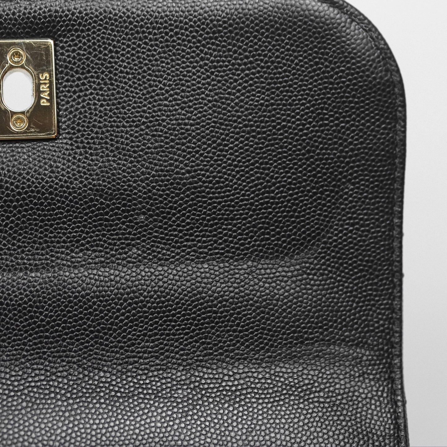 Chanel Quilted Small Business Affinity Flap Black Caviar Gold Hardware