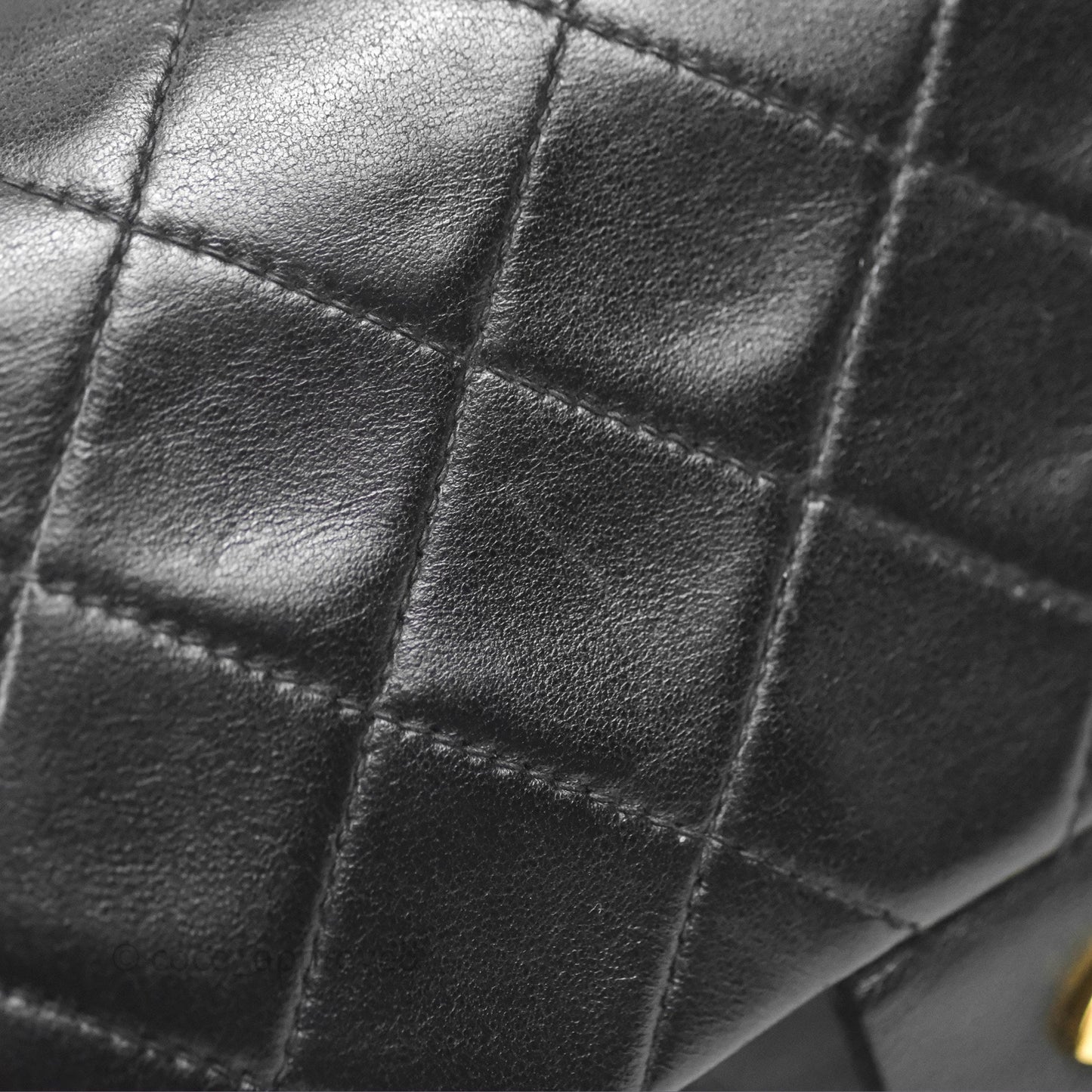 Chanel Classic Vintage Small Flap Black Lambskin 24K Gold Hardware