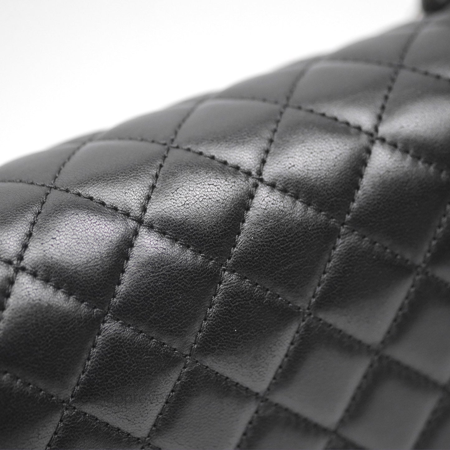 Chanel Medium Boy Quilted Black Lambskin Ruthenium Hardware