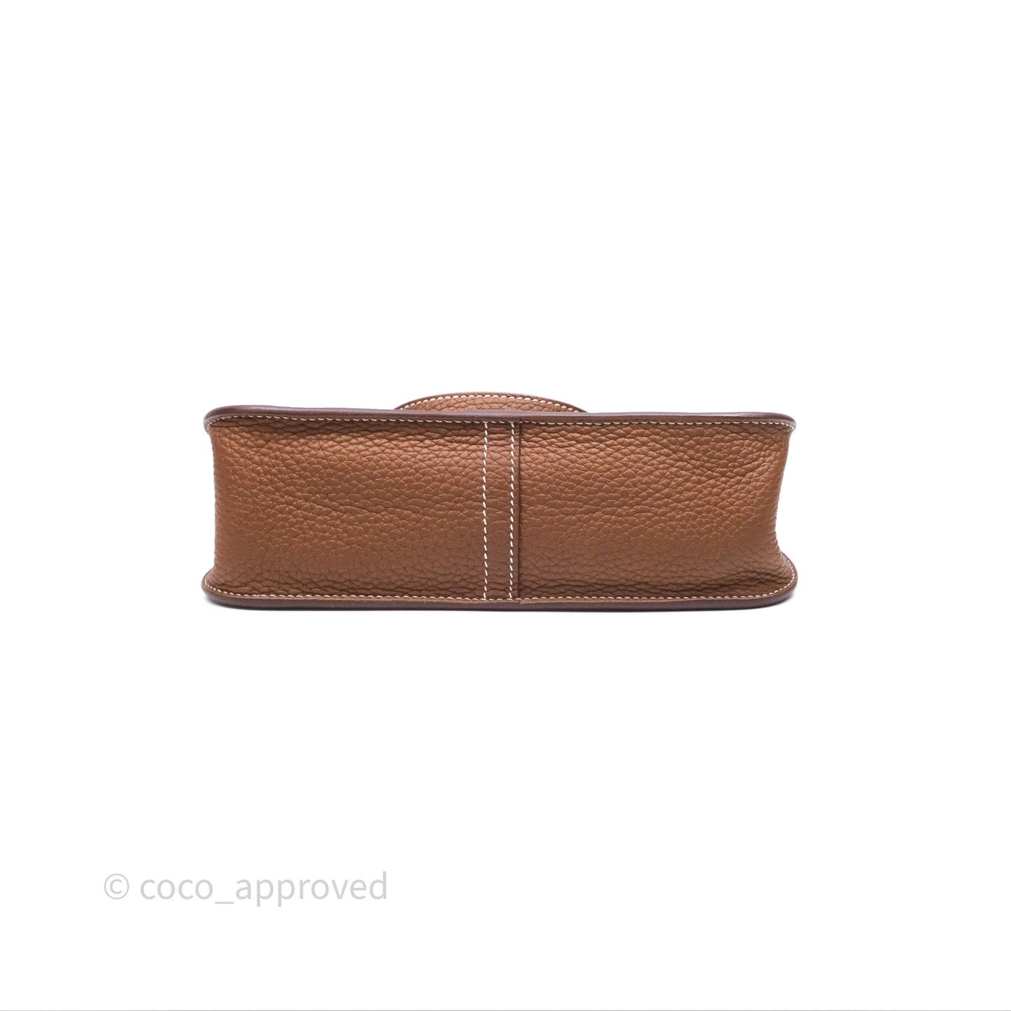 Hermès Halzan 25 Gold Clemence Gold Hardware
