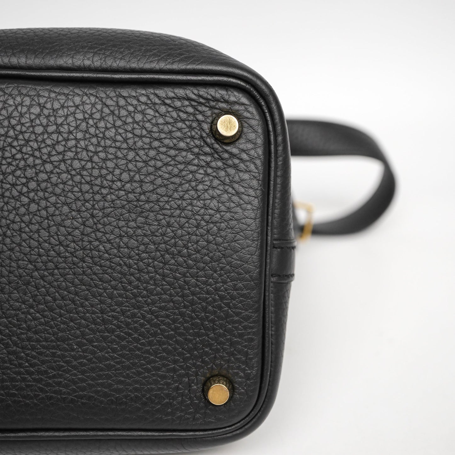 Hermès Picotin Lock 18 Noir Black 89 Clemence Gold Hardware