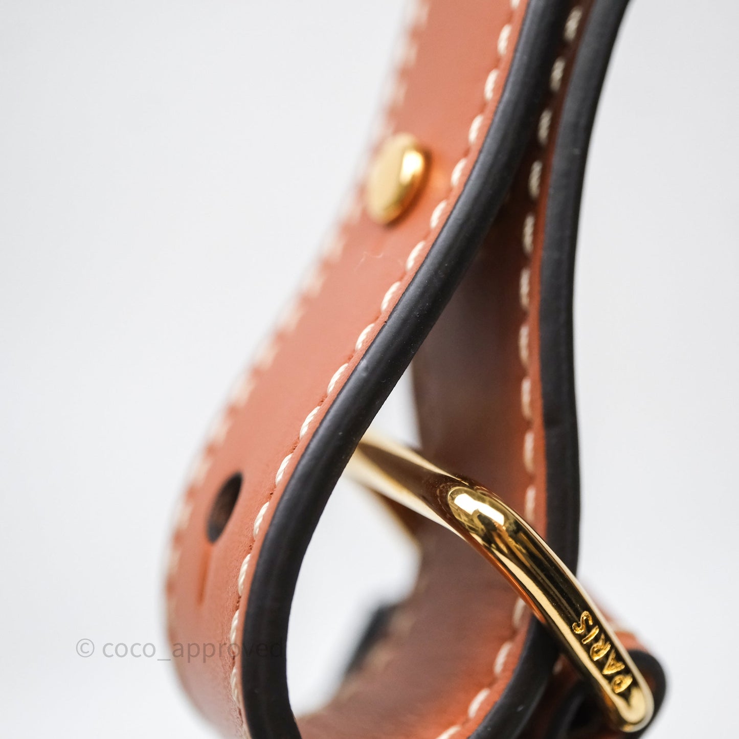 Celine Medium Ava Triomphe Bag Triomphe Canvas Tan Calfskin