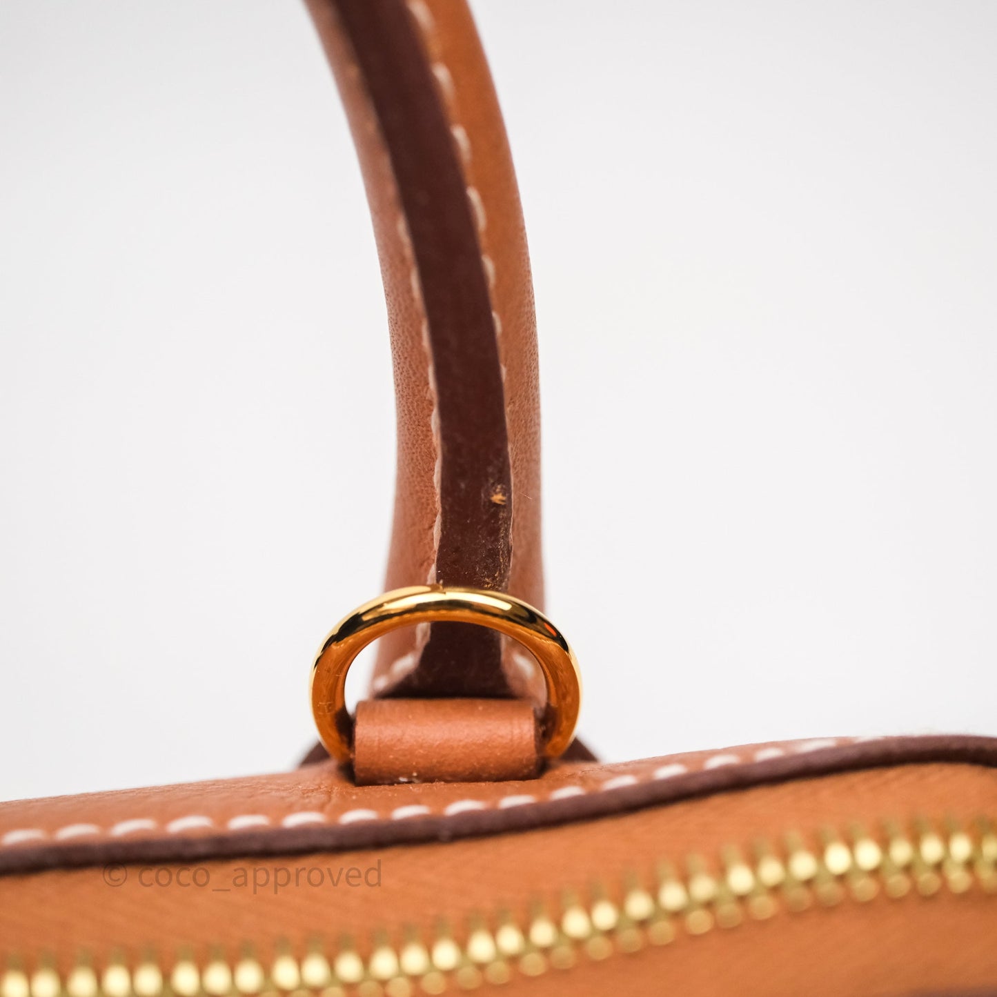Hermès Bolide Mini 1923 Gold Evercolor Gold Hardware