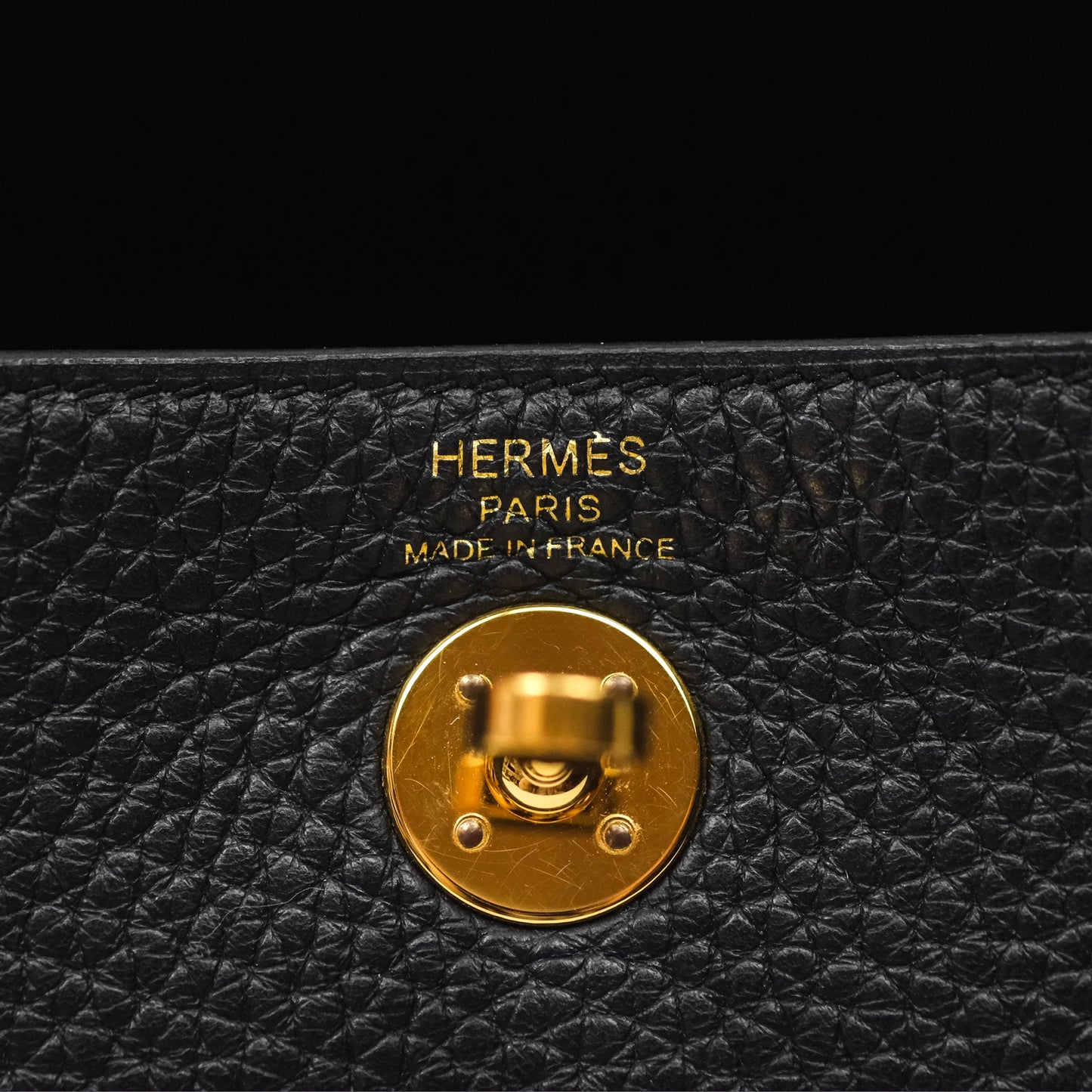 Hermès Mini Lindy 20 Noir 89 Clemence Gold Hardware