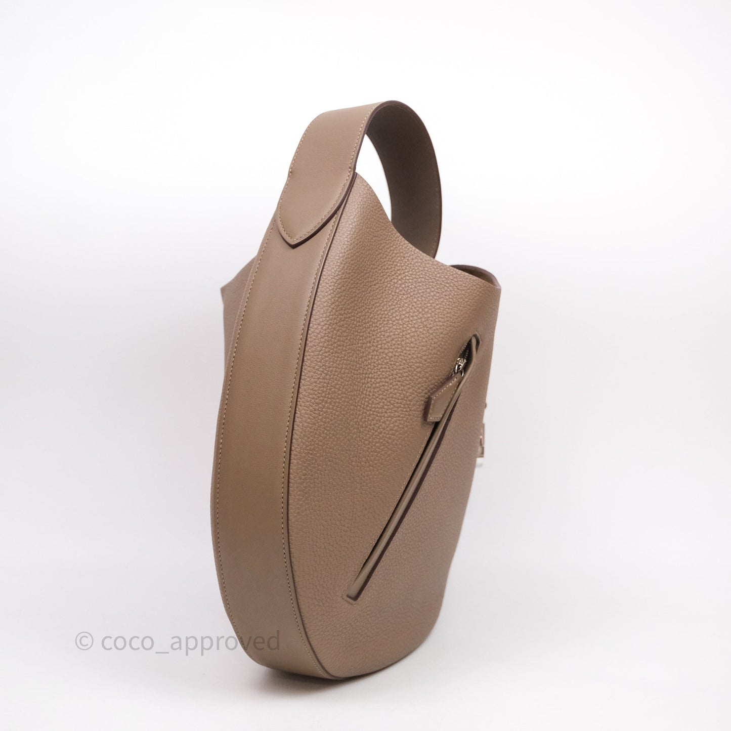 Hermes Arcon Bag Etoupe 18 Togo Palladium Hardware