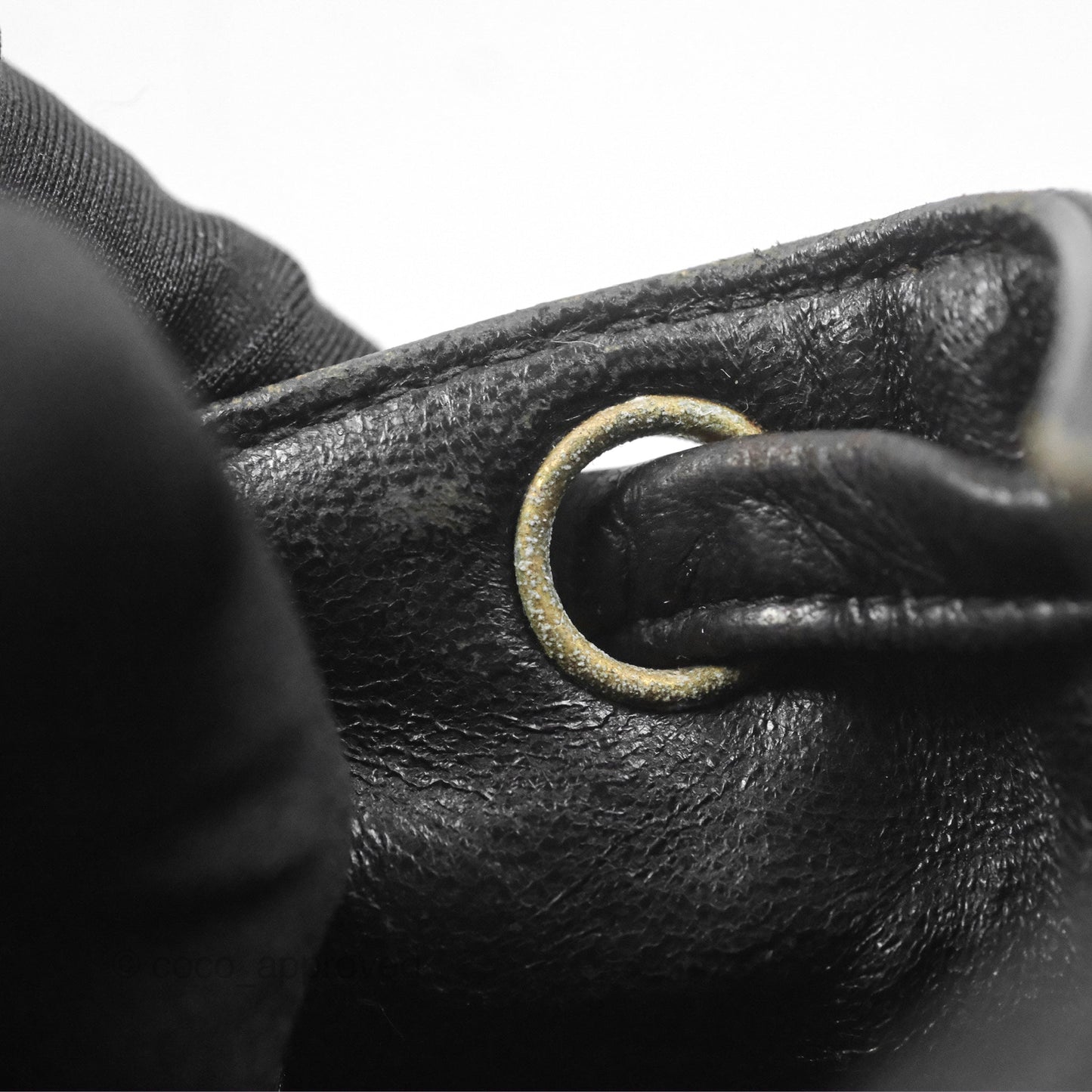Chanel Vintage CC Duma Backpack Black Lambskin 24K Gold Hardware
