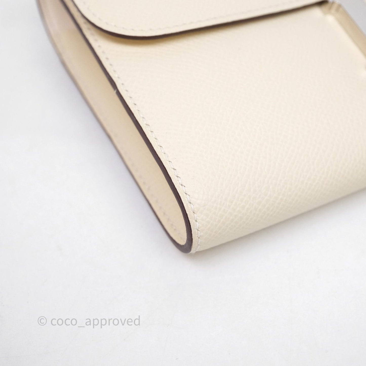 Hermès Constance To Go Wallet Nata I2 Epsom Palladium hardware