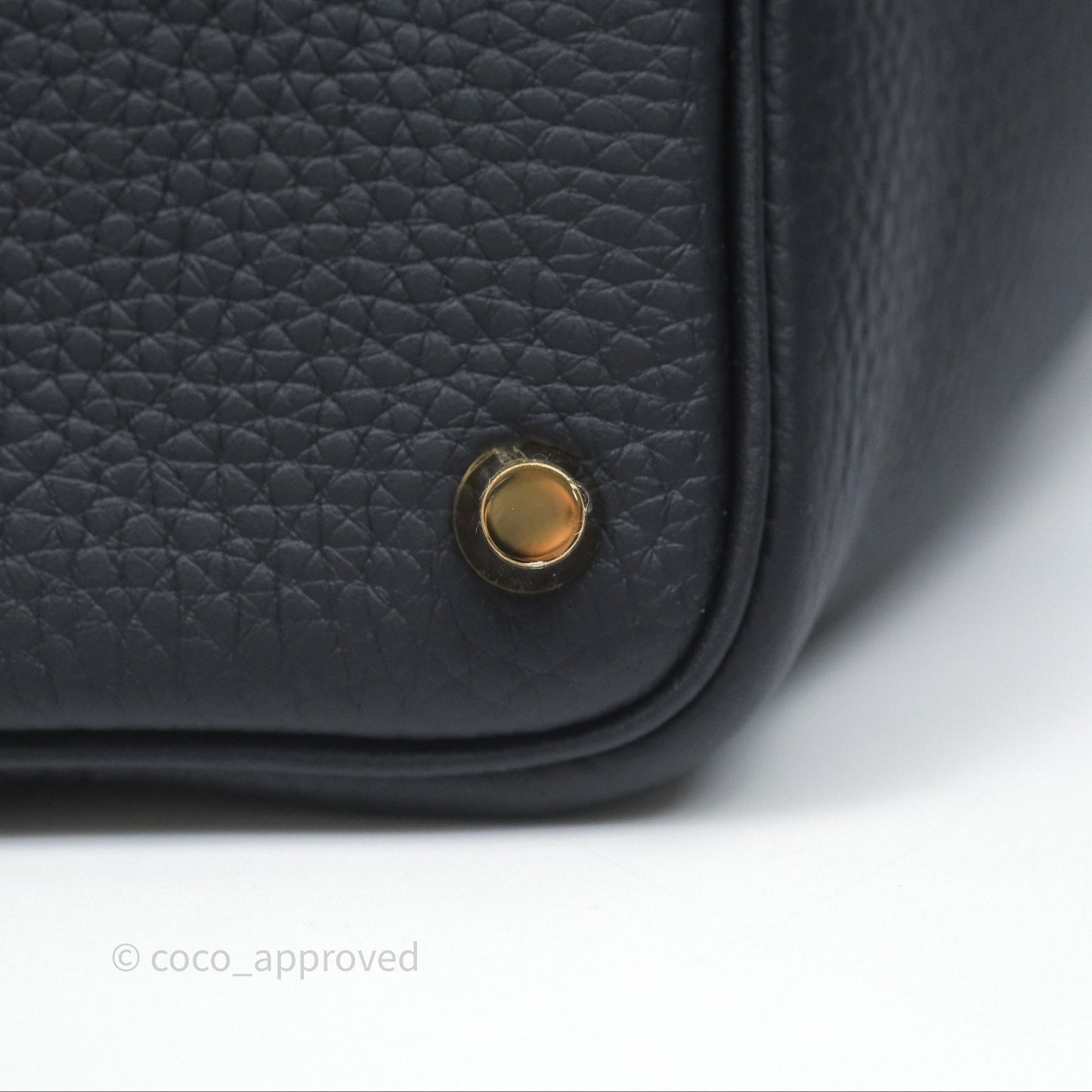 Hermès Picotin 18 Caban 3Y Clemence Gold Hardware