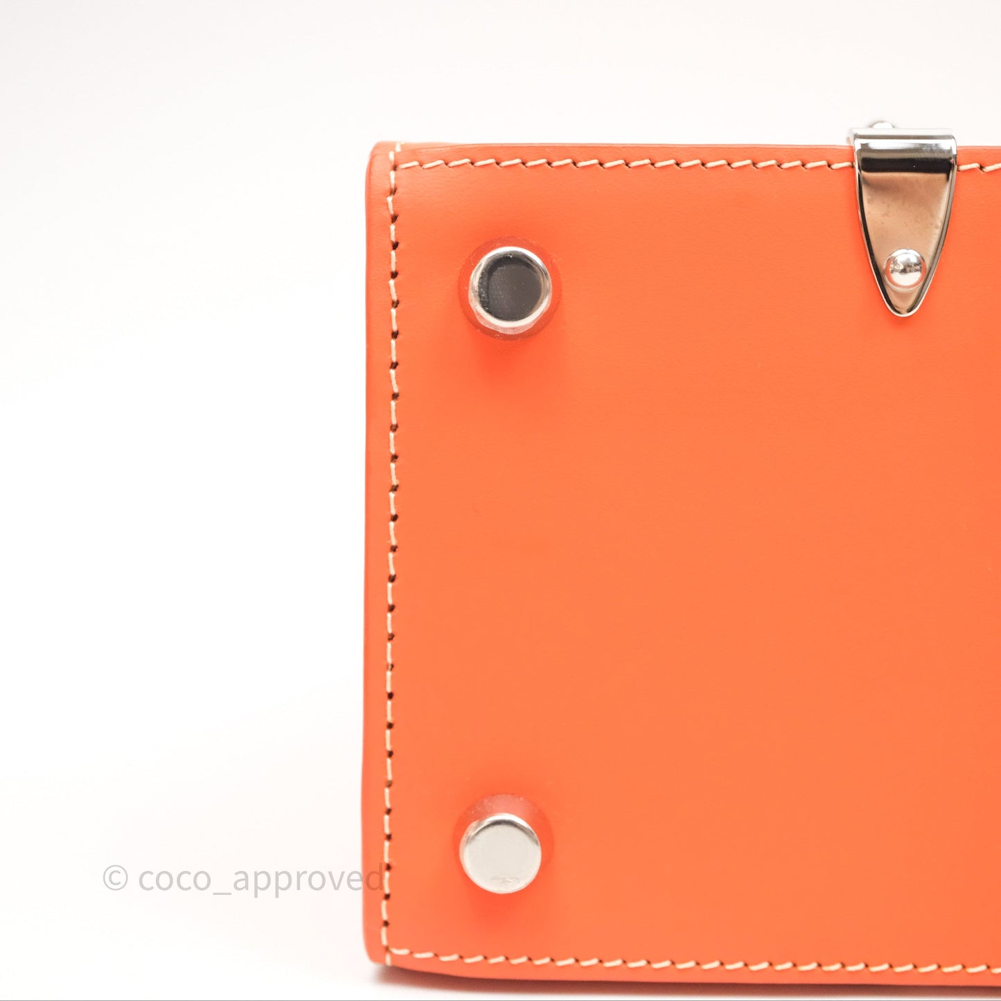 Goyard Saïgon Structuré Mini Bag Orange Goyardine Canvas